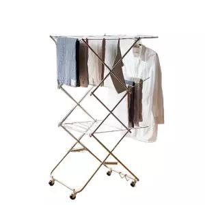 접이식 빨래 건조대 Metal 바퀴 금속 1