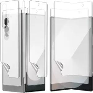 BYUIHS 2세트 8PCS 삼성 갤럭시 Z 폴드 7용 매트 스크린 프로텍터 소프트 TPU 필름 초박형 안티 글레어