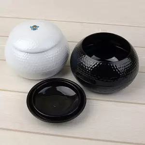 육형제 고급 원형 바둑알통 세트 플라스틱 바둑알케이스 바둑돌케이스 바둑돌통