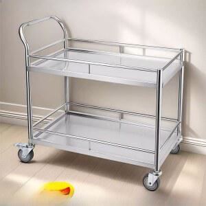 스테인레스 스틸 브레이크가 학교 두꺼운 다층 실험실 기기 있는 무소음 이동식 바퀴