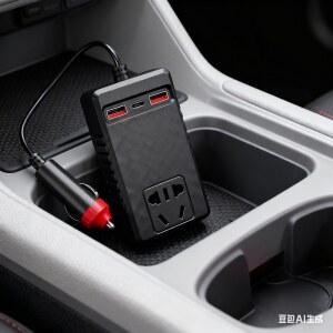 150W 자동차 전원 인버터 DC 12V 24V에서 110V 220V로 USB 충전기 자동차 트럭 다기능 변환기 어댑터