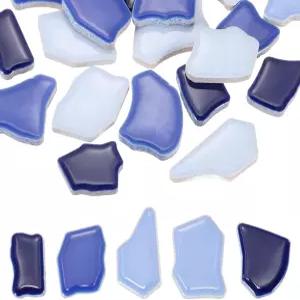 파티킬 250g/0.55LB 불규칙 세라믹 모자이크 타일 0.79 -1.57 스테인드 깨진 도자기 조각 돌 덩어리 DIY