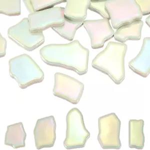 파티킬 500g/1.1파운드 불규칙 세라믹 모자이크 타일 0.79 -1.57 얼룩 깨진 도자기 조각 돌 덩어리 DIY