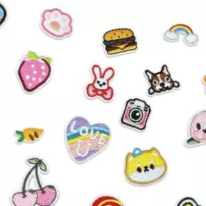 패브릭 전용 열부착 디자인 자수 패치 미니(MN) iRI5+6zuI