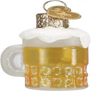 크리스마스 트리를 위한 올드 월드 미니 머그잔 맥주 유리 불림 장식 수제 홀리데이 컬렉션