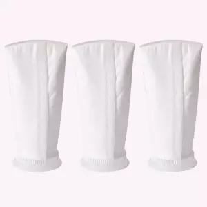 수족관 산업 화학 수액 필터 양말을 위한 3Pcs 4인치 링 x 9인치 마이크론 펠트 백 1개