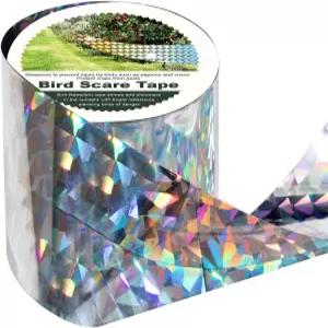 정원 농장 과수원 또는 마당을 위한 OFO 새 반사 테이프 200피트 x 2인치 양면 야외용