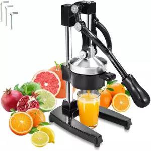 Yopmb 주철 착즙기 핸드 프레스 오렌지 석류용 헤비 듀티 수동 상업용 등급 전문 시트러스 가정 및 바