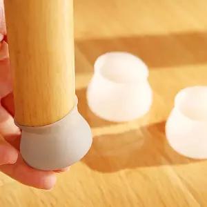 마루 장판 찍힘방지 가구 발커버 4P 의자 식탁 다리캡 mXz6+1Htu