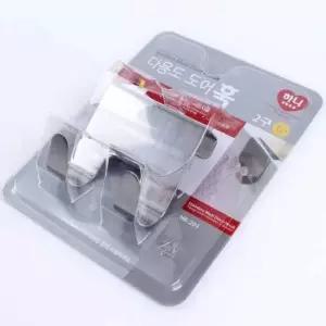 도어훅 2구 문행거 벽면걸이 벽면고리 후크고리