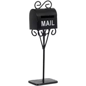 인형의 집과 공예 미니어처 - 검은 우편함 규모 1 12