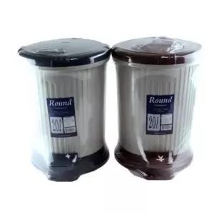 쓰레기통 원페달 대 20L 블루 씽크대휴지통 씽크대쓰레기통 주방용쓰레기통