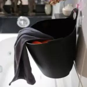 걸이형 휴지통 블랙 걸이형휴지통 걸이휴지통 주방용쓰레기통