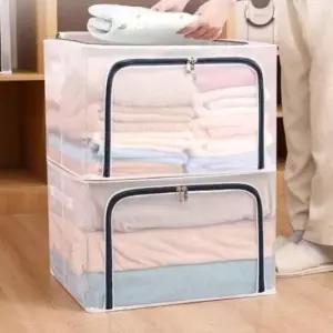 정리 수납 박스 66L 이불수납함 바지보관함