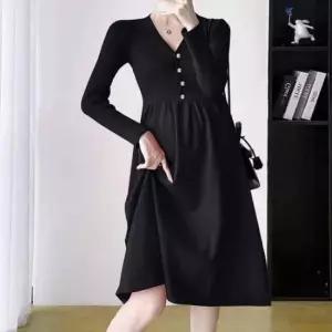 A라인 골지 원피스 예복원피스 피로연원피스