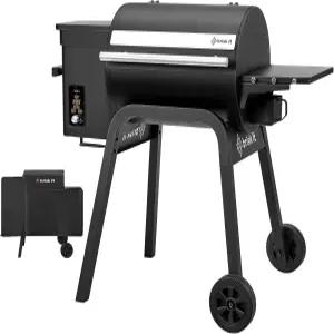 브릭 잇 젤로스-450 전기 목재 펠릿 스모커 그릴 - AI 스마트 바비큐 WiFi 450 sq.in 조리 공간 7-in-1