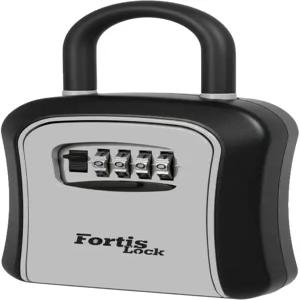 코드가 있는 열쇠용 포티스 자물쇠 상자 휴대용 섀클 열쇠 금고 4자리 조합 외부 문과 문을 위한 내후성
