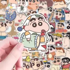 댄스복 방송 아이돌 무대 의상 발표회 100PCS 만화 애니메이션 크레용 신찬 스티커 Kawaii 데칼장난감 자동