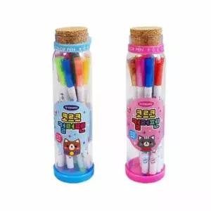 [문구] 12색 코르크 컬러펜 어린이사인펜 색사인펜