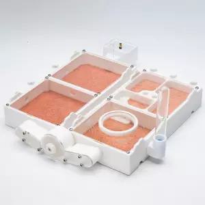 랜스버 스택코어 스태커블 시리즈 - 스타터 툴 키트가 포함된 화이트 해비타트 콤보(평평한 개미 둥지)