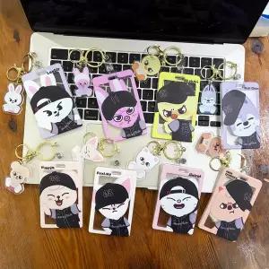 댄스복 방송 아이돌 무대 의상 발표회 스트레이 키즈 만화 스쿠 귀여운 학생증 홀더 버스 식사 카드 펜던트