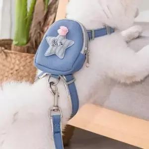 [반려] 강아지 가슴줄 애견가방 강아지목줄 소형견리드줄