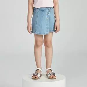 [보리보리/닥스리틀]닥스리틀 아이코닉 데님스커트팬츠 DTM42PS60M_BU