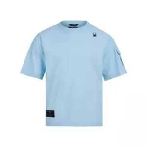 SPYDER 남성 [프로웹쿨] 에어리 피스테 반팔 FM1SPKMCNRS303M-LBL