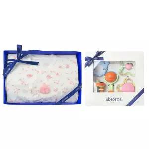 갤러리아 (압소바출산,태교,귀여운배냇저고리세트)로지배냇저고리+5종딸랑