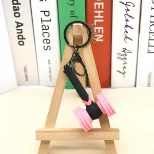 댄스복 방송 아이돌 무대 의상 발표회 블랙핑크 응원봉 키체인 미니 소형 라이트 스틱 램프 펜던트 열쇠고