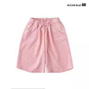 [롯데백화점]밍크뮤 PK 쁘띠체크와이드팬츠 3631541001 36315-410-01 출산백일돌선물