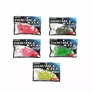 싸파 더블킬 미니쉐드웜 50mm 송어 볼락낚시