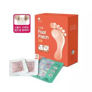 루미나D 건강 발패치 에센스네이쳐 온열 밴드형 20매입