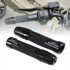 알루미늄 고무 핸들바 그립 엔드 핸들 캡 Moto Guzzi BREVA 750 V7 오토바이 7/8 인치 22mm