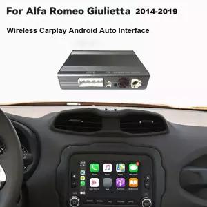 Alfa Guiletta 2013-2019 미러 링크 자동차 플레이어 플러그 앤 플레이 DSP 네비게이션 용 무선 CarPlay 및