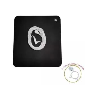 27x33cm 전도성 접지 마우스 패드 정전기 방지 매트 (4.5m 케이블 포함) - 염증 감소 및 집중력 향상