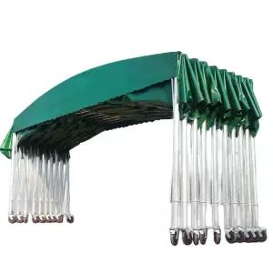 이동식 자바라 텐트 그늘막 3m 방수 천막 차고지 캠핑 차양막