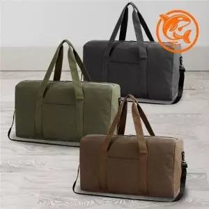 ( )캠핑용 멀티 수납 에코백 여행 가방 중형 Brown