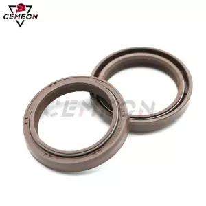 범용 야마하 가와사키 혼다 아프릴리아 오토바이 오일 도장 먼지 포크 41X53X8/10.5