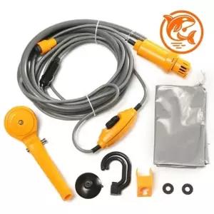 ( )여행용 이동식 샤워기 펌프식 야외 필수 샤워기 캠핑용 휴대용 물 세척기