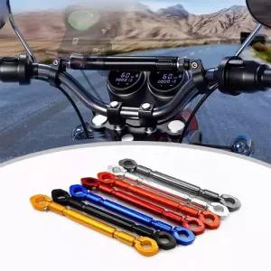 오토바이 핸들바 핸들 그립 조절식 크로스바 밸런스 브래킷 조절기 스티어링 휠 강화 22mm 교체용