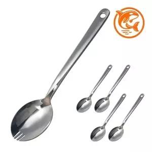 ( )야외 캠핑 숟가락 포크 5개 다기능 군용 수저 등산용 필수 아이템