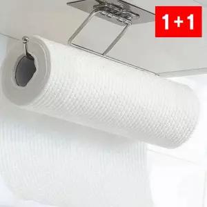 키친타올 걸이 싱크대 하부 부착 주방 랩 커팅 수납 고정