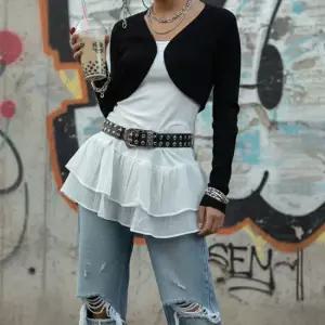 레이어드 프릴 민소매 이너 나시 1006329