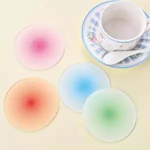 컵받침대 다이아몬드컷팅 아크릴 캔디 원형 티코스터 컵받침 6