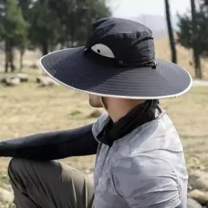 선캡 마스크 커버 모자 남성 통풍 매쉬 넓은챙 햇빛차단