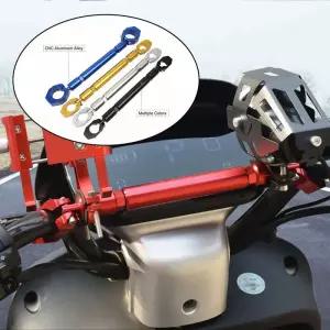 22mm 오토바이 핸들바 핸들 그립 조절식 크로스바 밸런스 브래킷 스티어링 휠 강화 교체 확장 레버