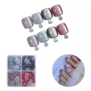 [에스에스62]인조발톱 영롱한 빛 자석 패디팁 120팁