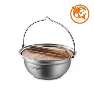 ( )캠핑용 깊은 스테인리스 전골냄비 26cm 다용도 조리기구 일반 조리기구