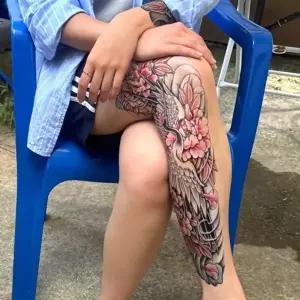 [에스에스62]운학도 붙이는문신 이레즈미 문신스티커